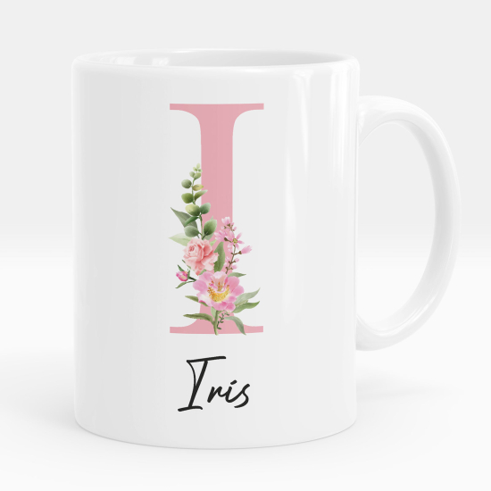 Personalized Monogram Mug - Letter I