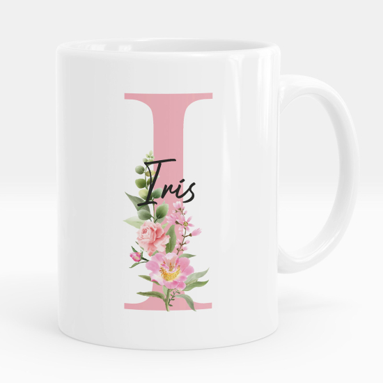 Personalized Monogram Mug - Letter I