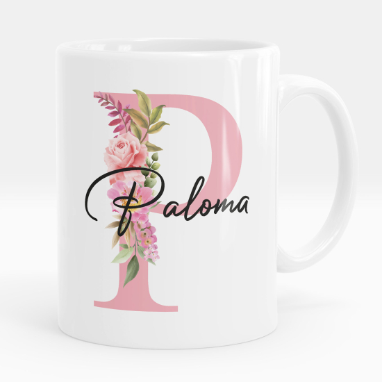 Personalized Monogram Mug - Letter P