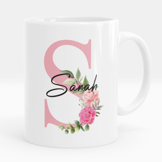 Personalized Monogram Mug - Letter S