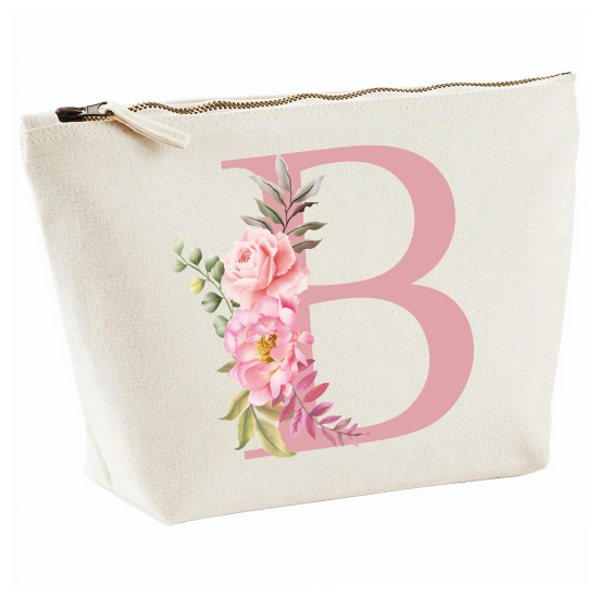 Personalized Monogram Pencil / Pouch - Letter B