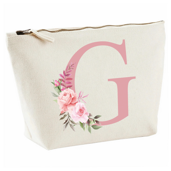 Personalized Monogram Pencil / Pouch - Letter G