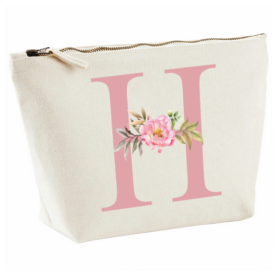 Personalized Monogram Pencil / Pouch - Letter H