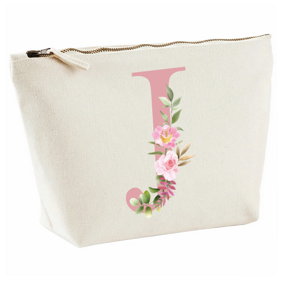 Personalized Monogram Pencil / Pouch - Letter J