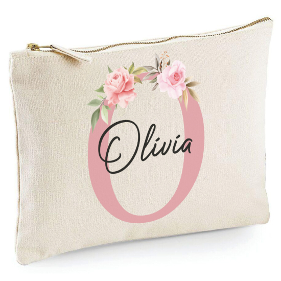 Personalized Monogram Pencil / Pouch - Letter O