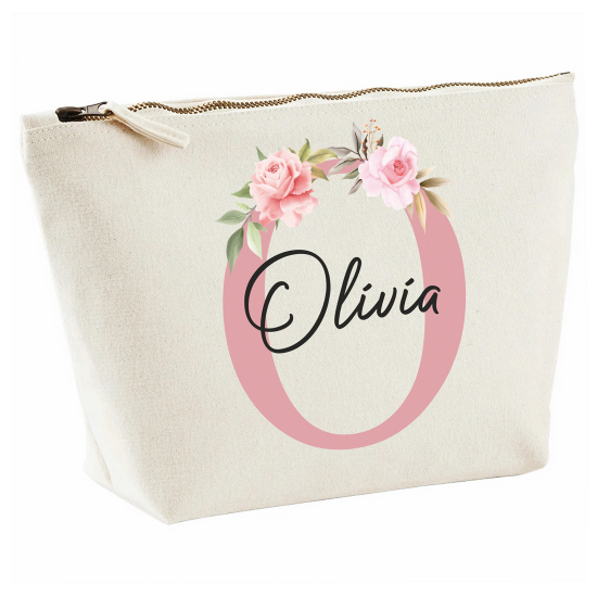 Personalized Monogram Pencil / Pouch - Letter O