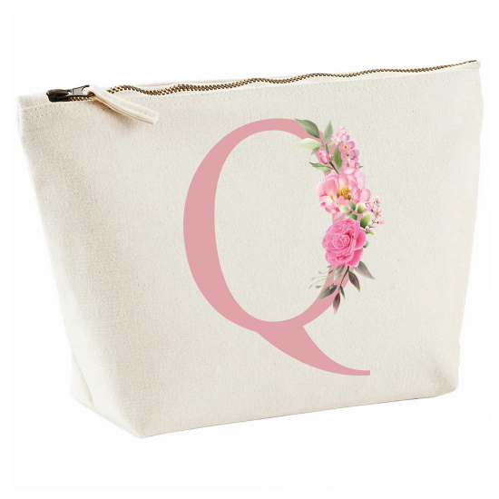 Personalized Monogram Pencil / Pouch - Letter Q