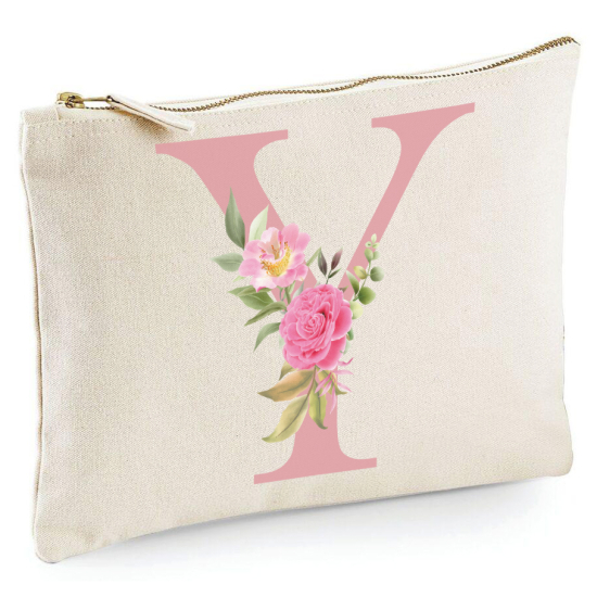 Personalized Monogram Pencil / Pouch - Letter Y