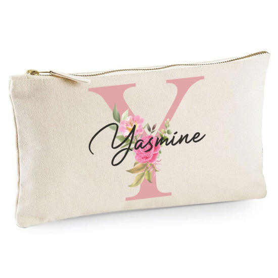 Personalized Monogram Pencil / Pouch - Letter Y