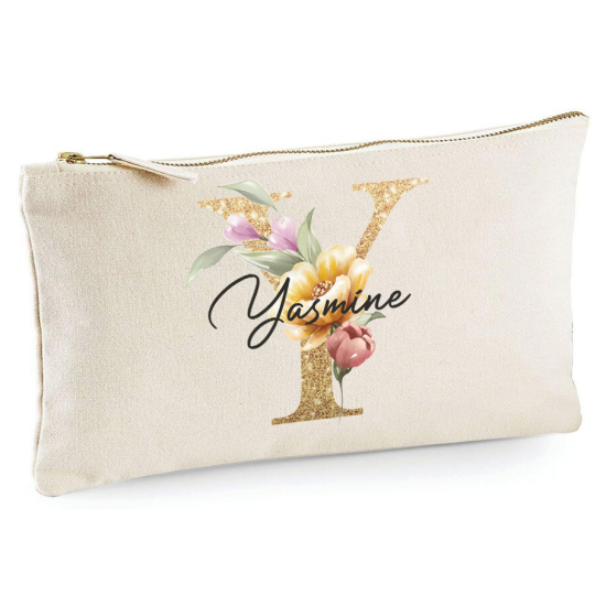 Personalized Monogram Pencil / Pouch - Letter Y