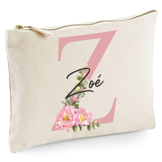 Personalized Monogram Pencil / Pouch - Letter Z