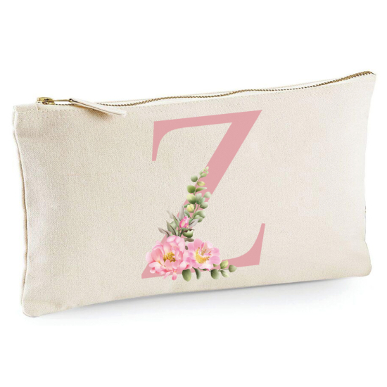 Personalized Monogram Pencil / Pouch - Letter Z