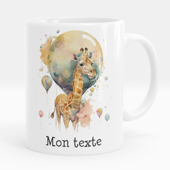 Personalized Mug - Balloon giraffe