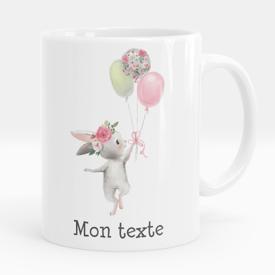 Personalized Mug - Balloon Rabbit