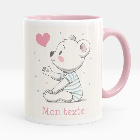 Personalized Mug - Bear heart