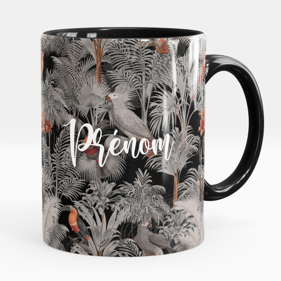 Personalized Mug - Flower birds