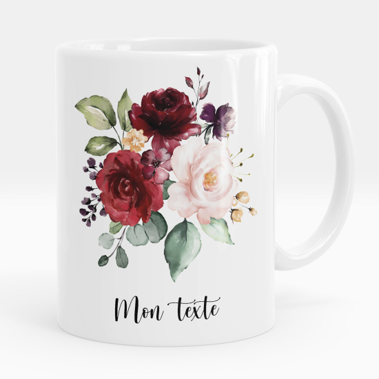 Personalized Mug - Flowers