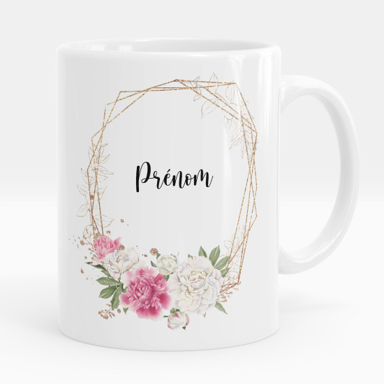 Personalized Mug - Flowers