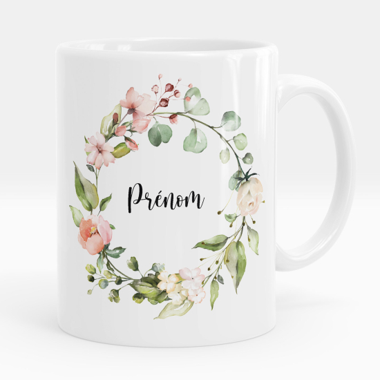 Personalized Mug - Flowers