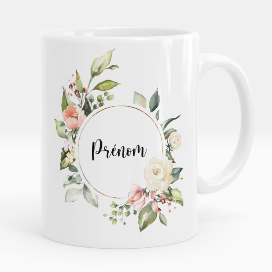 Personalized Mug - Flowers