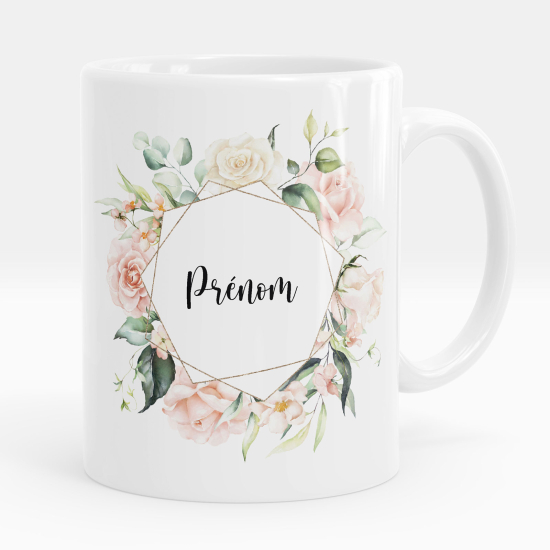 Personalized Mug - Flowers