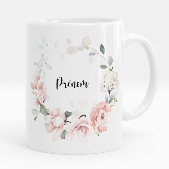 Personalized Mug - Flowers