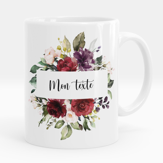 Personalized Mug - Flowers