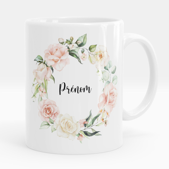 Personalized Mug - Flowers