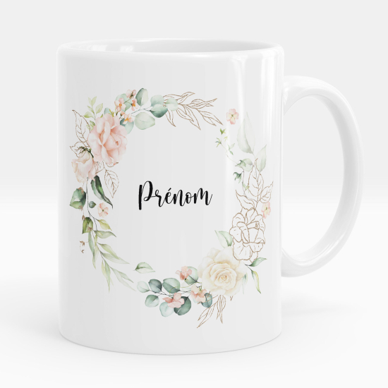 Personalized Mug - Flowers