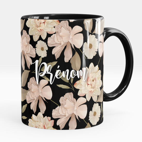 Personalized Mug - Flowers