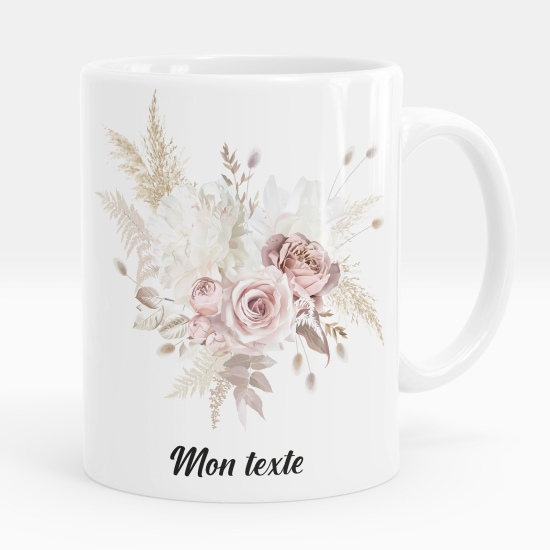 Personalized Mug - Flowers