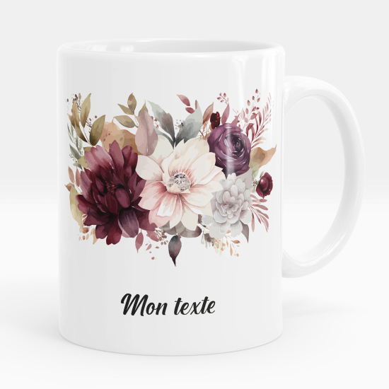 Personalized Mug - Flowers