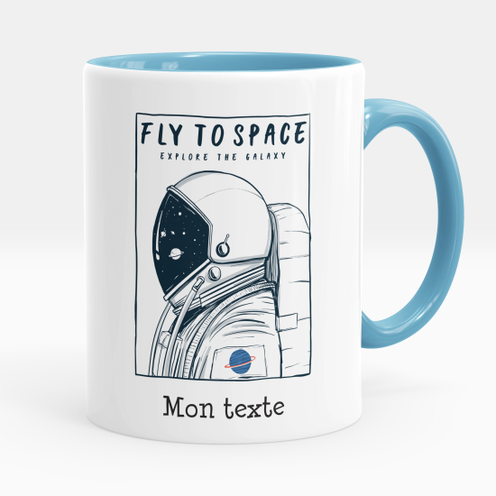 Personalized Mug - Fly to space