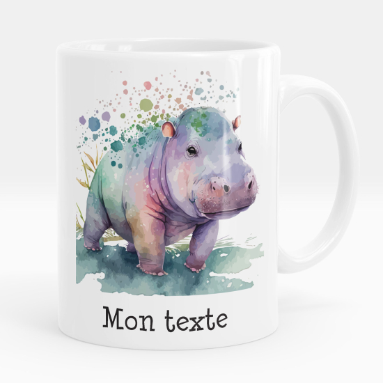 Personalized Mug - Hippopotamus