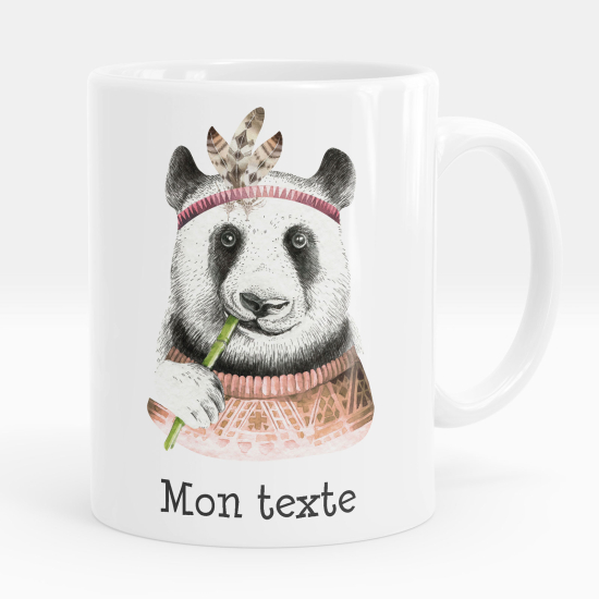 Personalized Mug - Indian panda