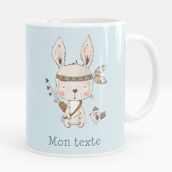 Personalized Mug - Indian rabbit