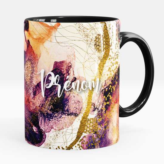 Personalized Mug - Marbled effect