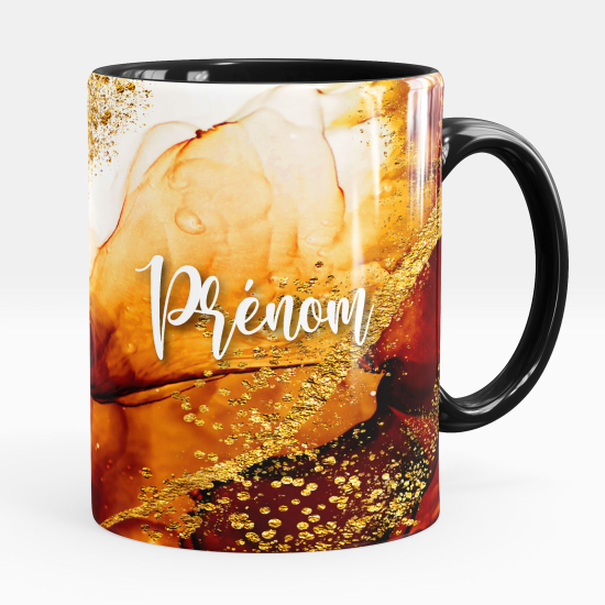 Personalized Mug - Marbled effect