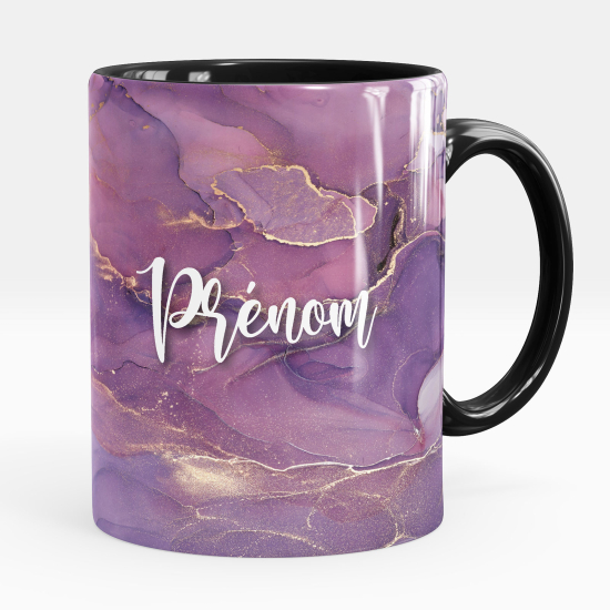 Personalized Mug - Marbled effect