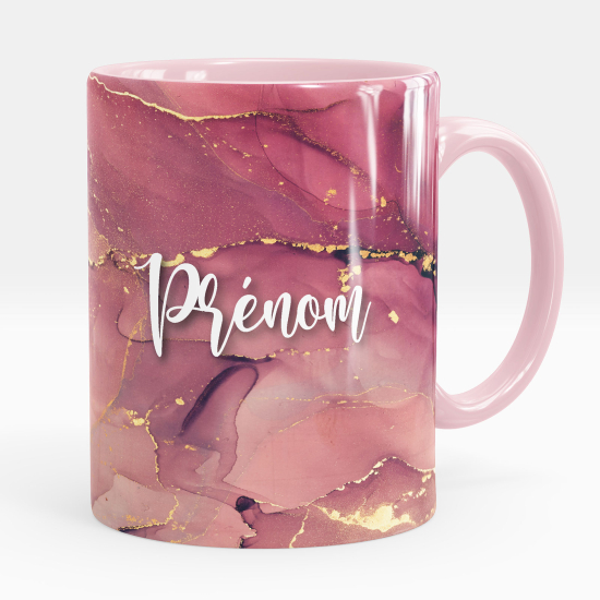 Personalized Mug - Marbled effect