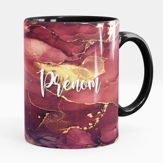 Personalized Mug - Marbled effect