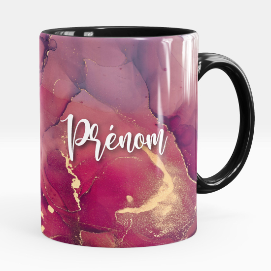 Personalized Mug - Marbled effect