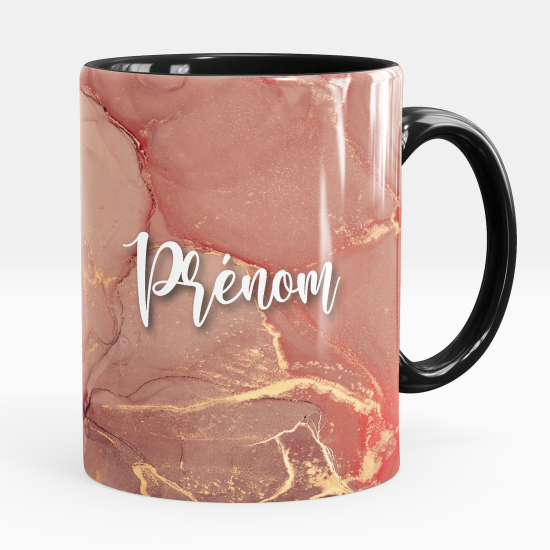 Personalized Mug - Marbled effect