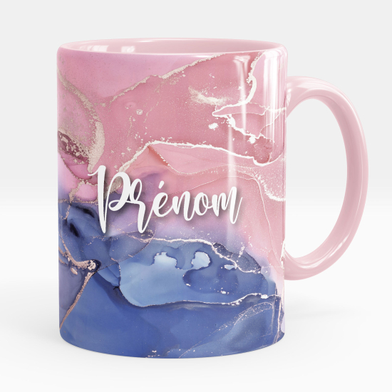 Personalized Mug - Marbled effect