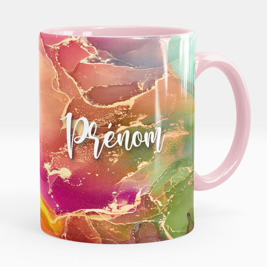 Personalized Mug - Marbled effect