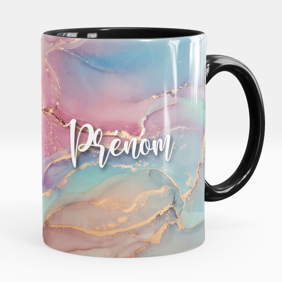 Personalized Mug - Marbled effect