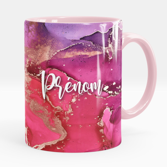 Personalized Mug - Marbled effect