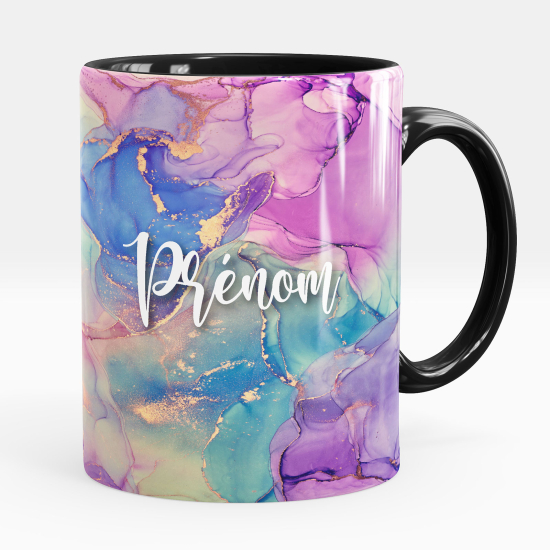 Personalized Mug - Marbled effect