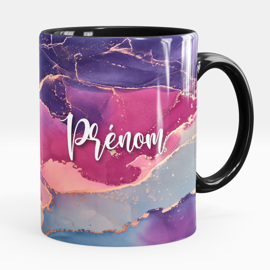 Personalized Mug - Marbled effect