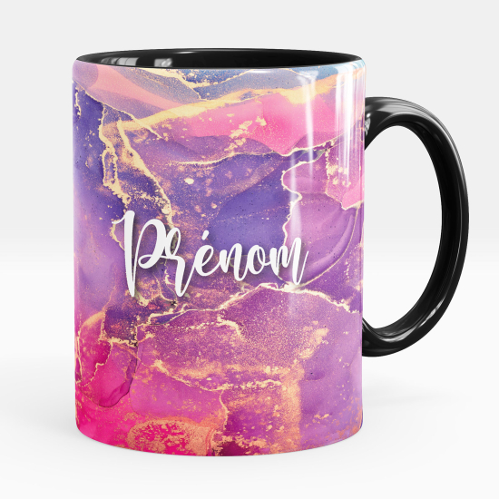 Personalized Mug - Marbled effect